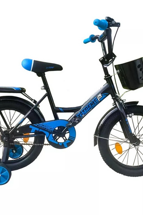 Велосипед (цв.черный/синий) сталь размер рамы 16" размер колес 16" "X-TREME TREK" арт.124997