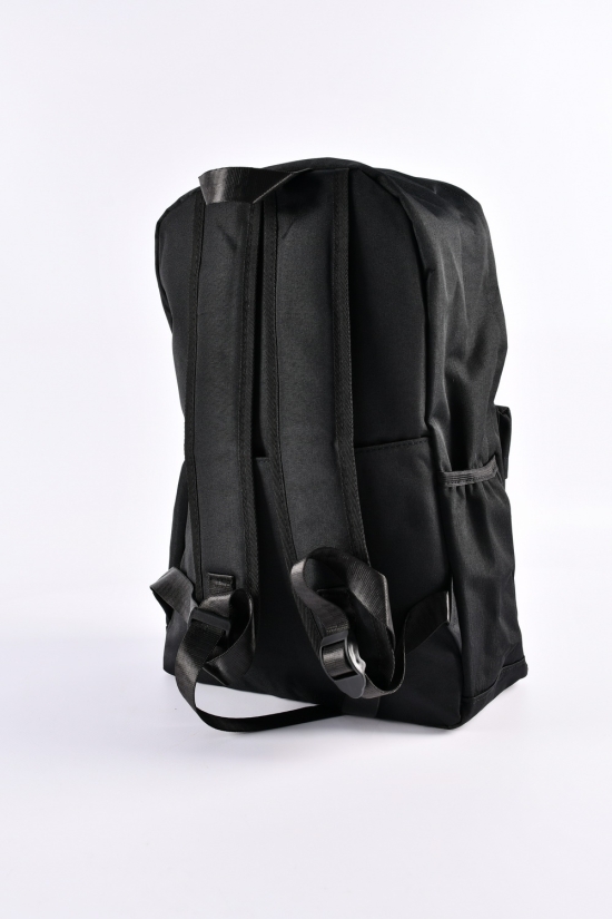 Рюкзак з плащової тканини (кол. чорний) розмір 40/22/12 см арт.721