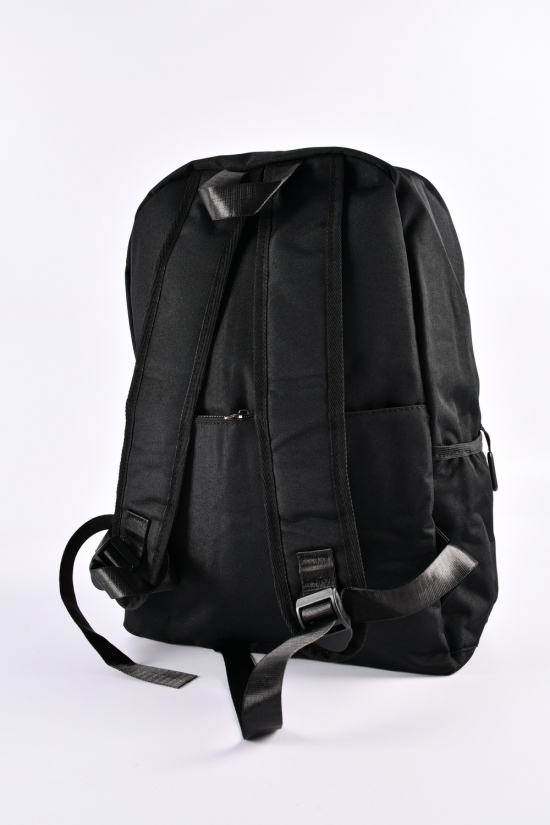 Рюкзак з плащової тканини (кол. чорний)  розмір 40/22/12 см арт.721