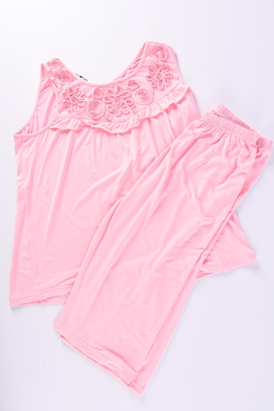 Піжама жіноча (кол. рожевий) трикотажна Розміри в наявності : 48, 50, 52, 54, 56 арт.F1810
