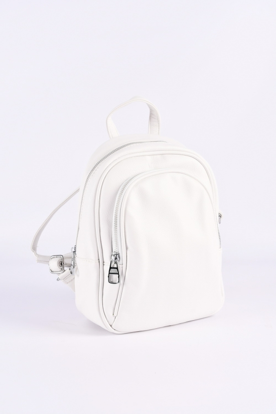 Жіночий рюкзак (цв. білий) розмір 27/21/9 см. арт.PS3008