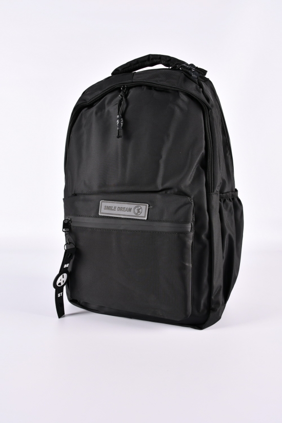Рюкзак з плащової тканини (кол. чорний) розмір 30/45/13 см. "GORANGD" арт.332