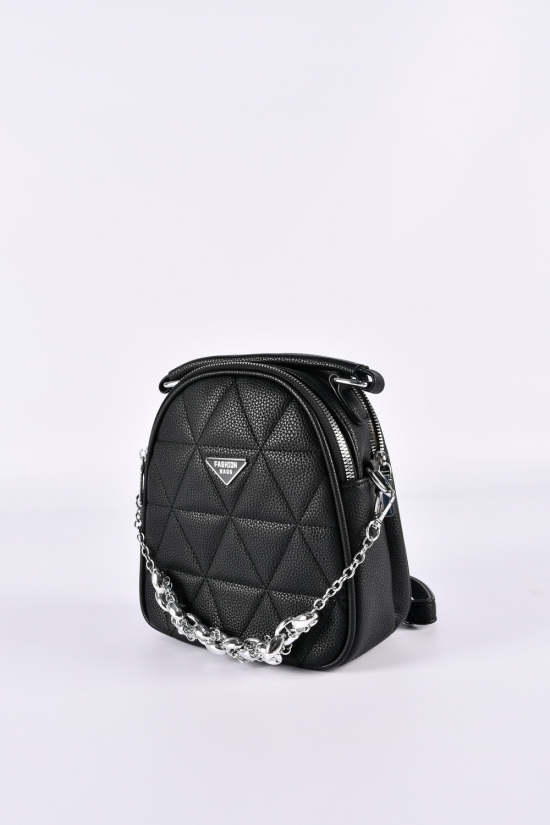 Жіночий рюкзак (кол. чорний) розмір 20/19/9 см арт.S6061