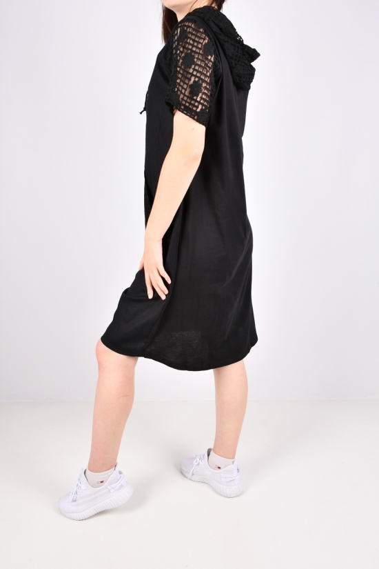 Сукня жіноча лляна (кол. чорний) "QIANZHIDU" Розміри в наявності : 44, 46, 48 арт.EL39553327