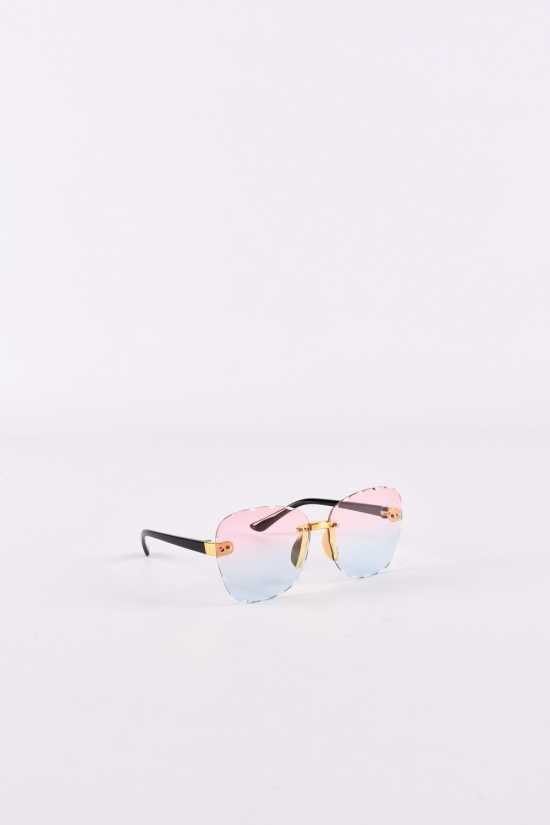 Очки солнцезащитные (цв.розовый/бирюзовый) арт.7705